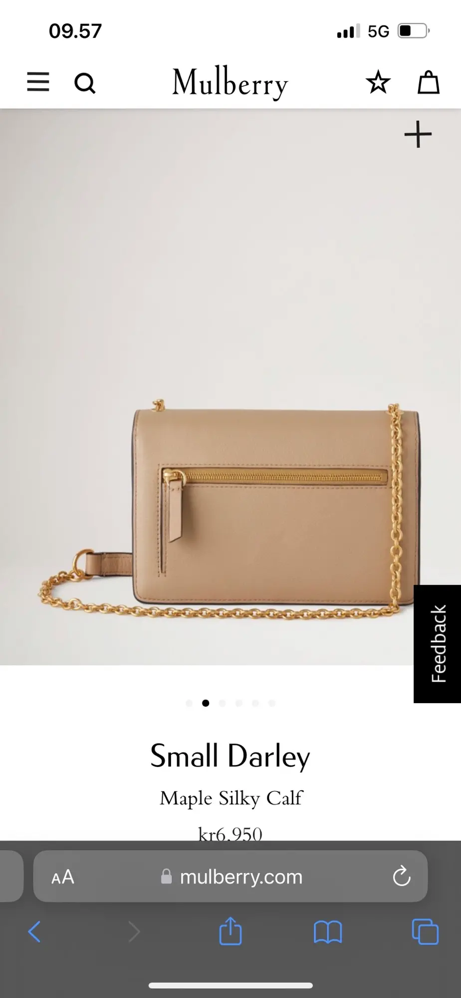 Mulberry crossbody-taske