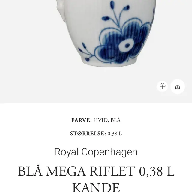 Royal Copenhagen kande