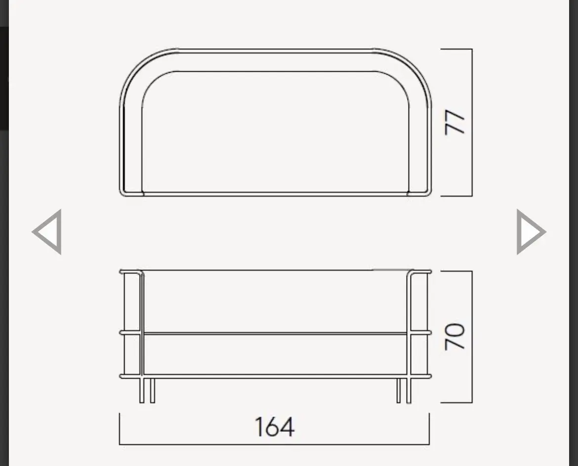 Kristina Dam Studios 2-personers sofa