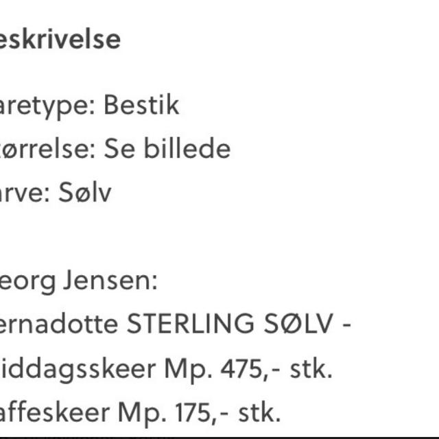 Georg Jensen bestik