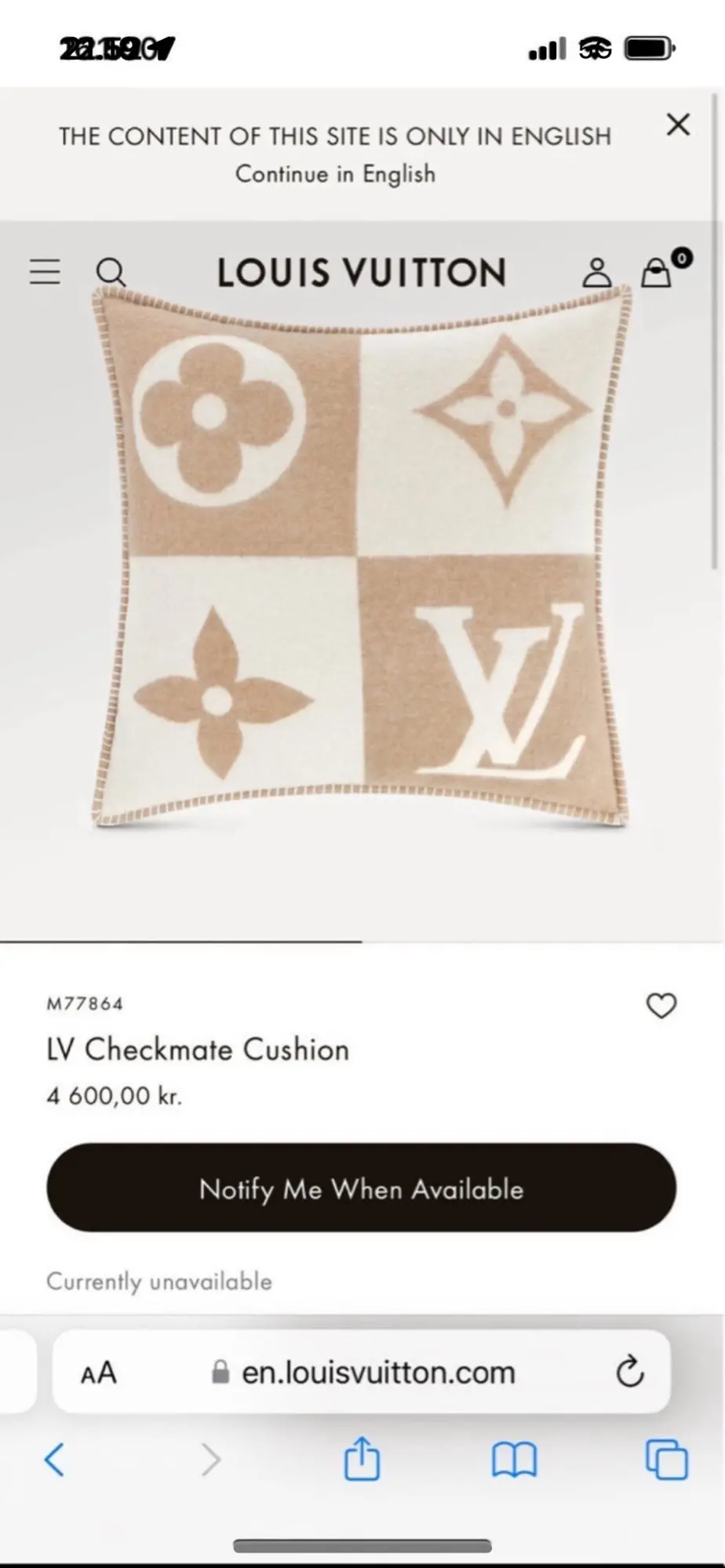 Louis Vuitton pudebetræk