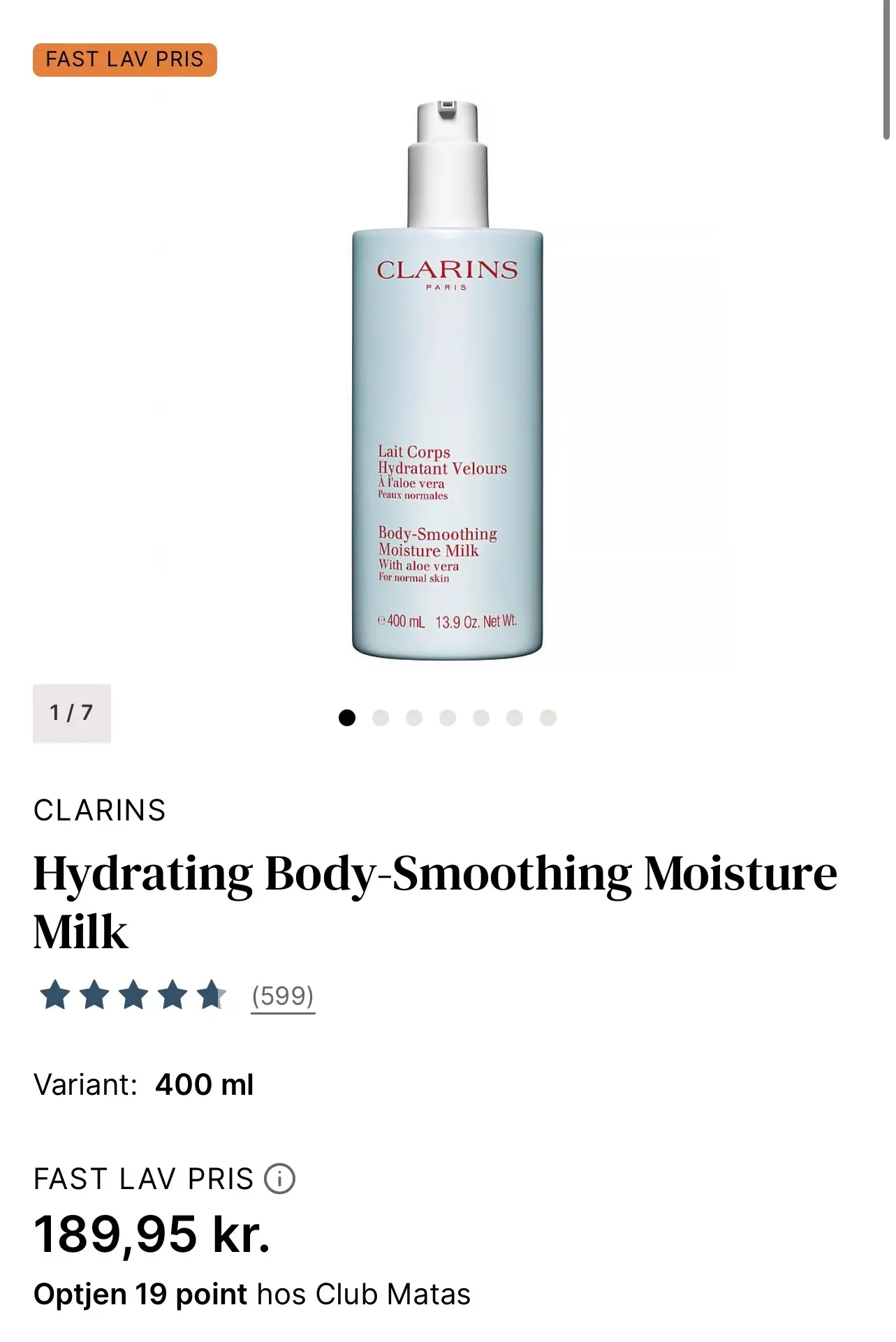 Clarins hudpleje