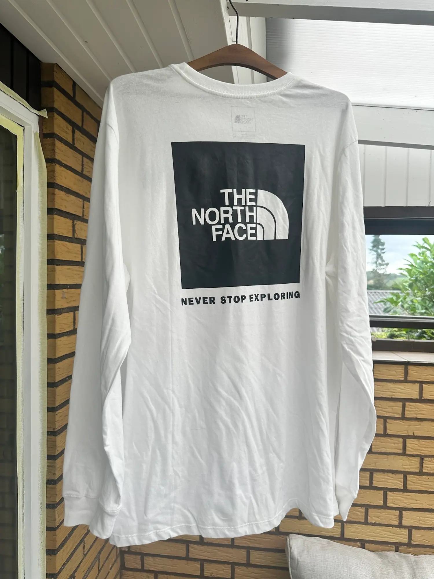 The North Face sweatshirt