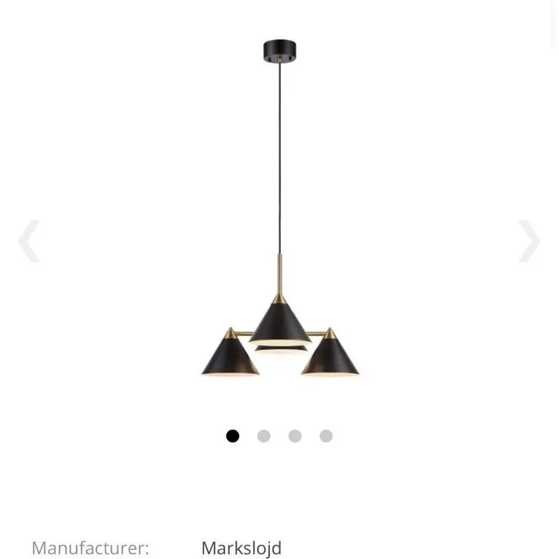 Markslöjd loftslampe