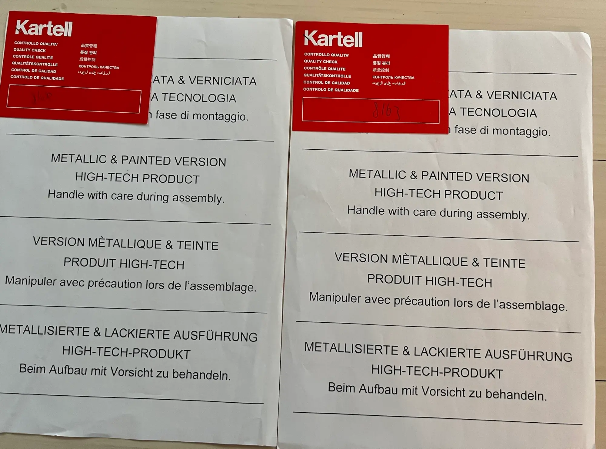 Kartell loftslampe