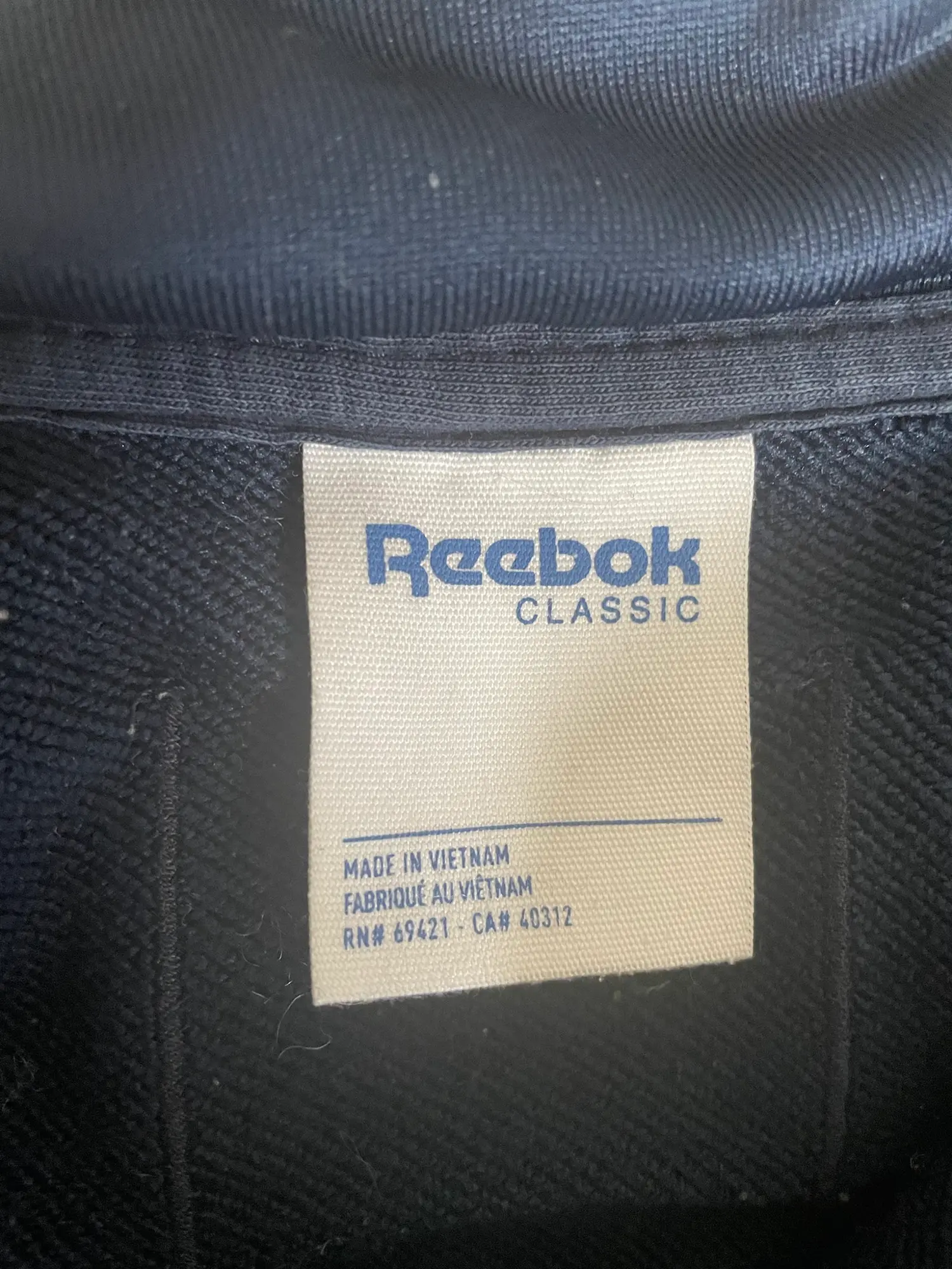 Reebok sportsjakke