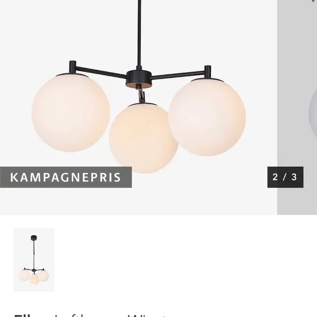 Ellos Home loftslampe