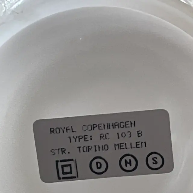 Royal Copenhagen bordlampe