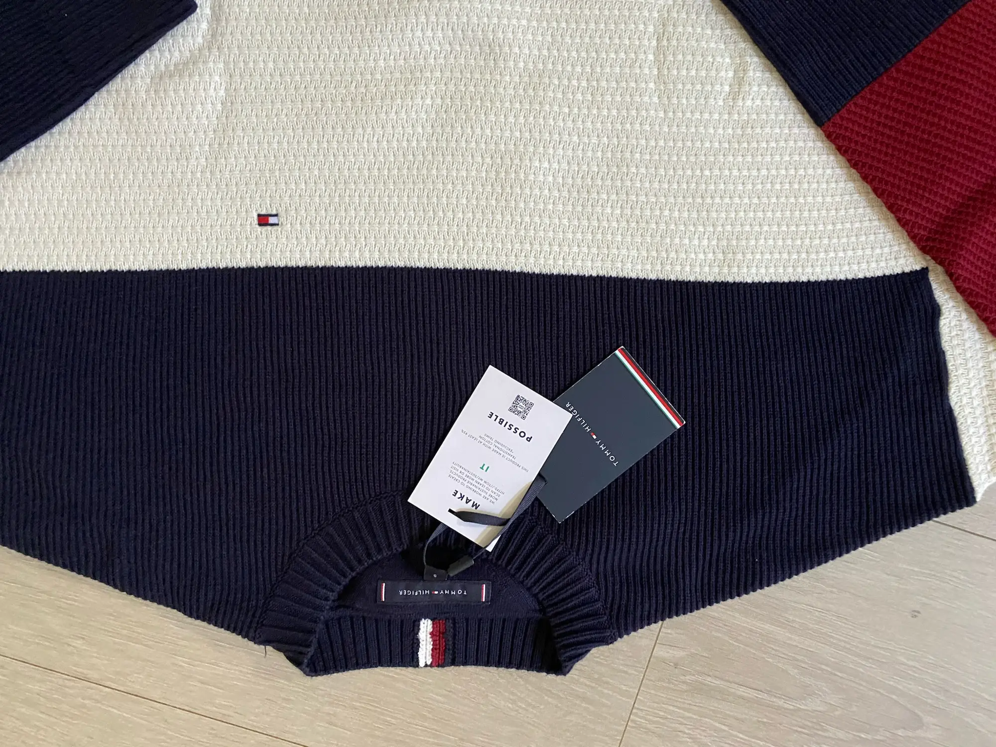 Tommy Hilfiger striktrøje