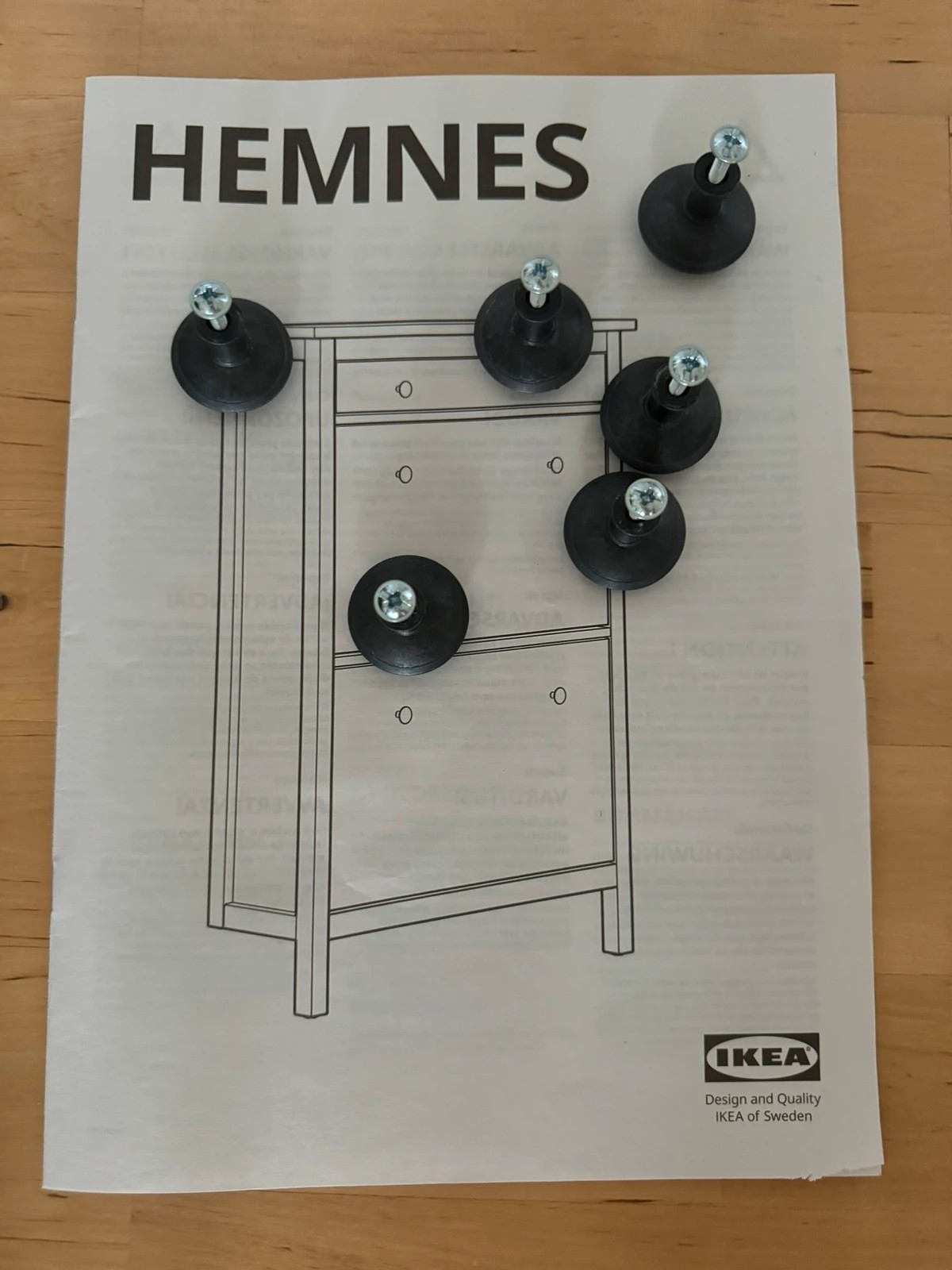 Hemnes gałki ikea uchwyt