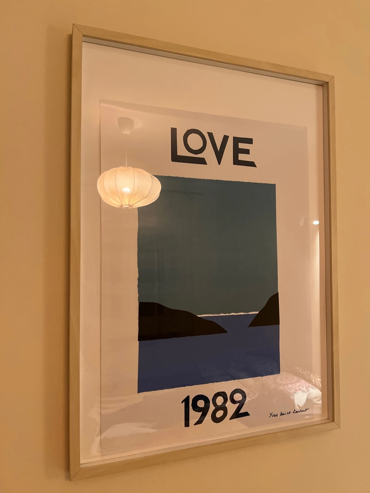 Plakat YSL - Love 1982 - Poster