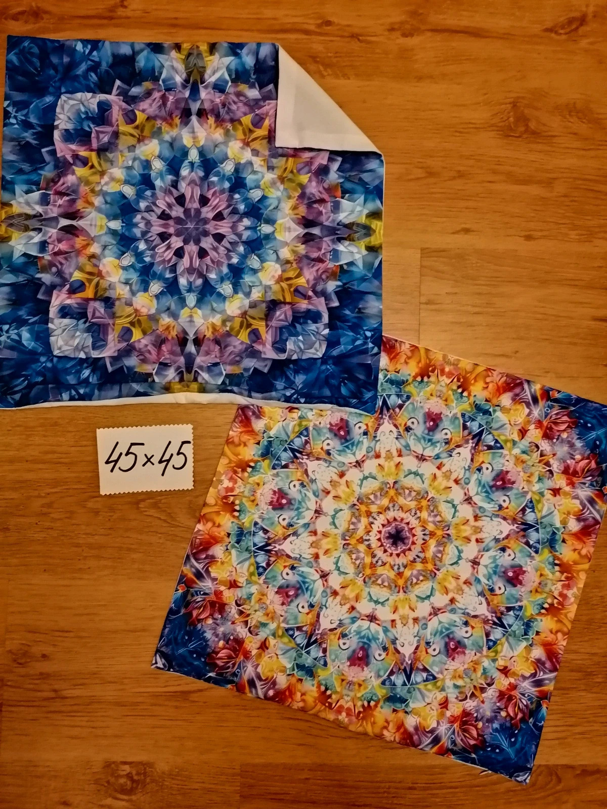 2 Poszewki dekoracyjne 45x45 mandala