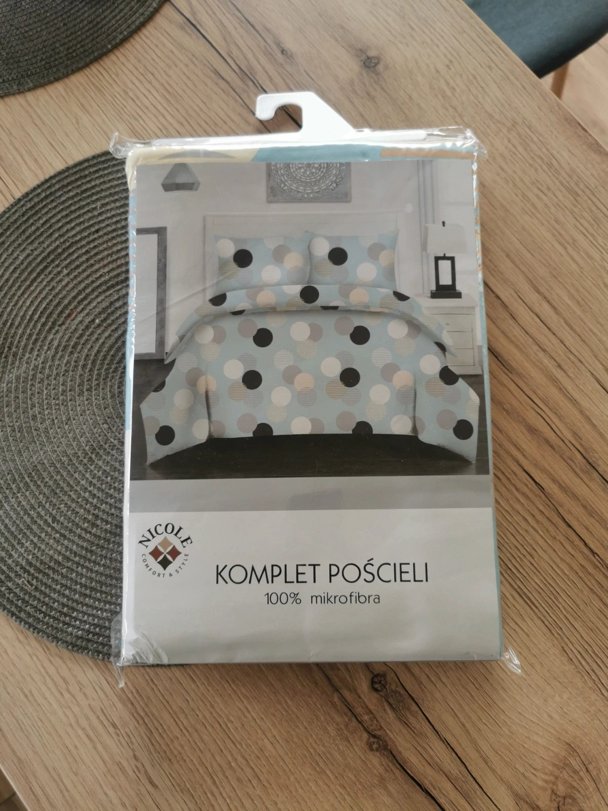 Komplet pościeli Nicole 100% mikrofibra 200x220 cm