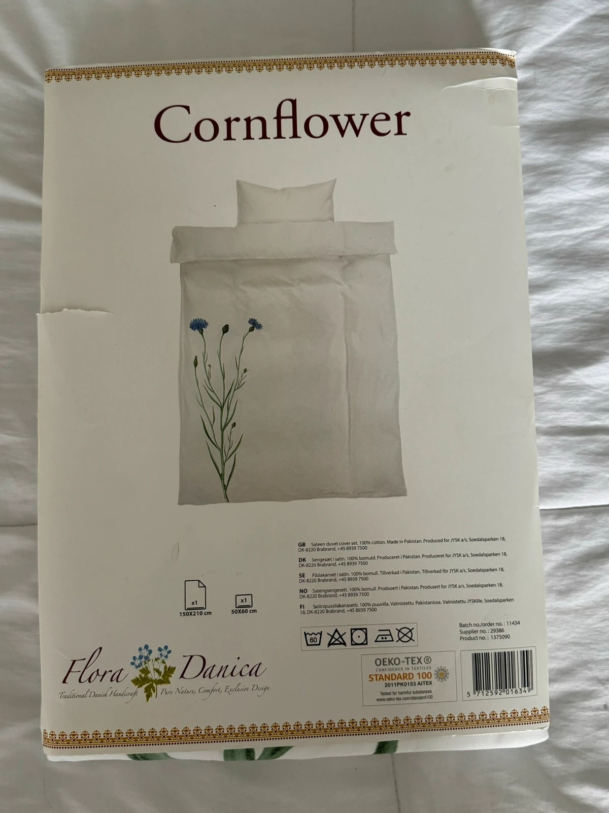 Flora Danica duvet cover