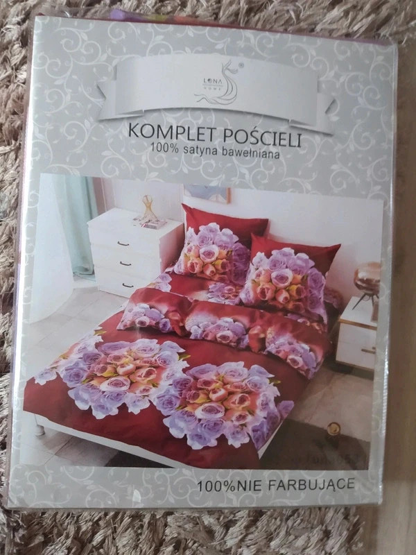 Komplet pościeli 100%satyna bawełniana Lona Home