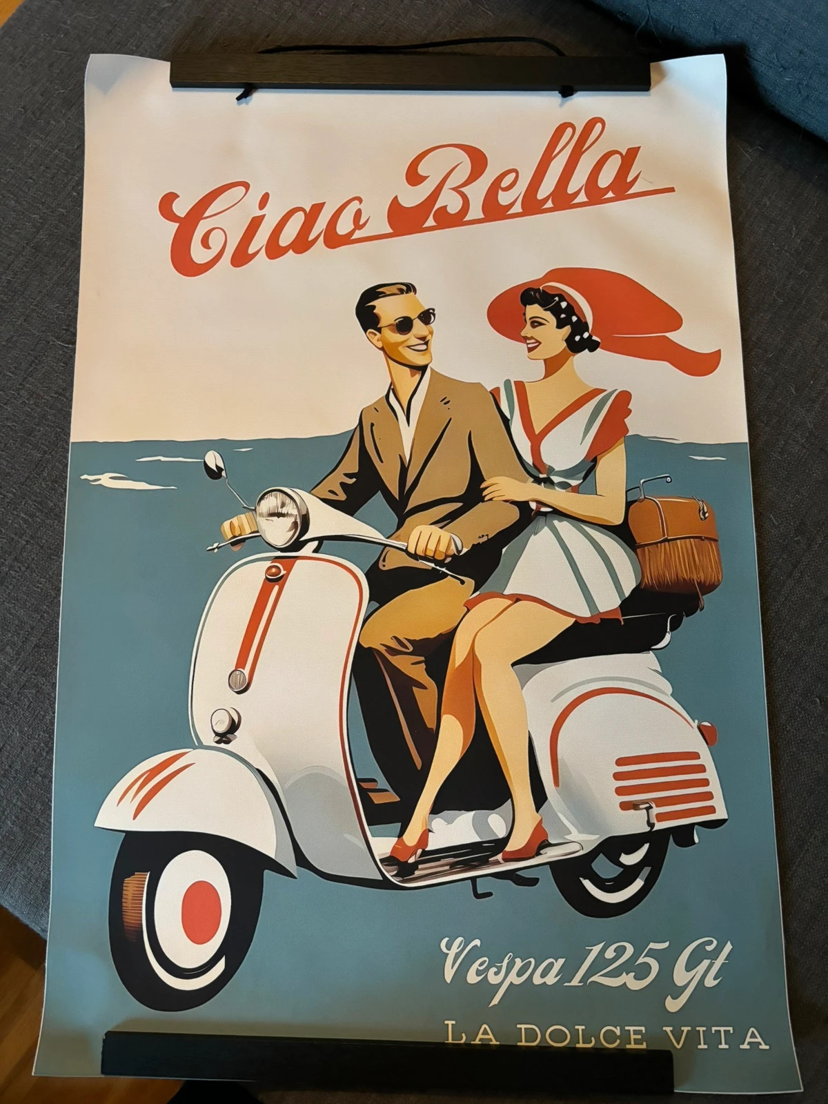 Poster retro ciao Bella