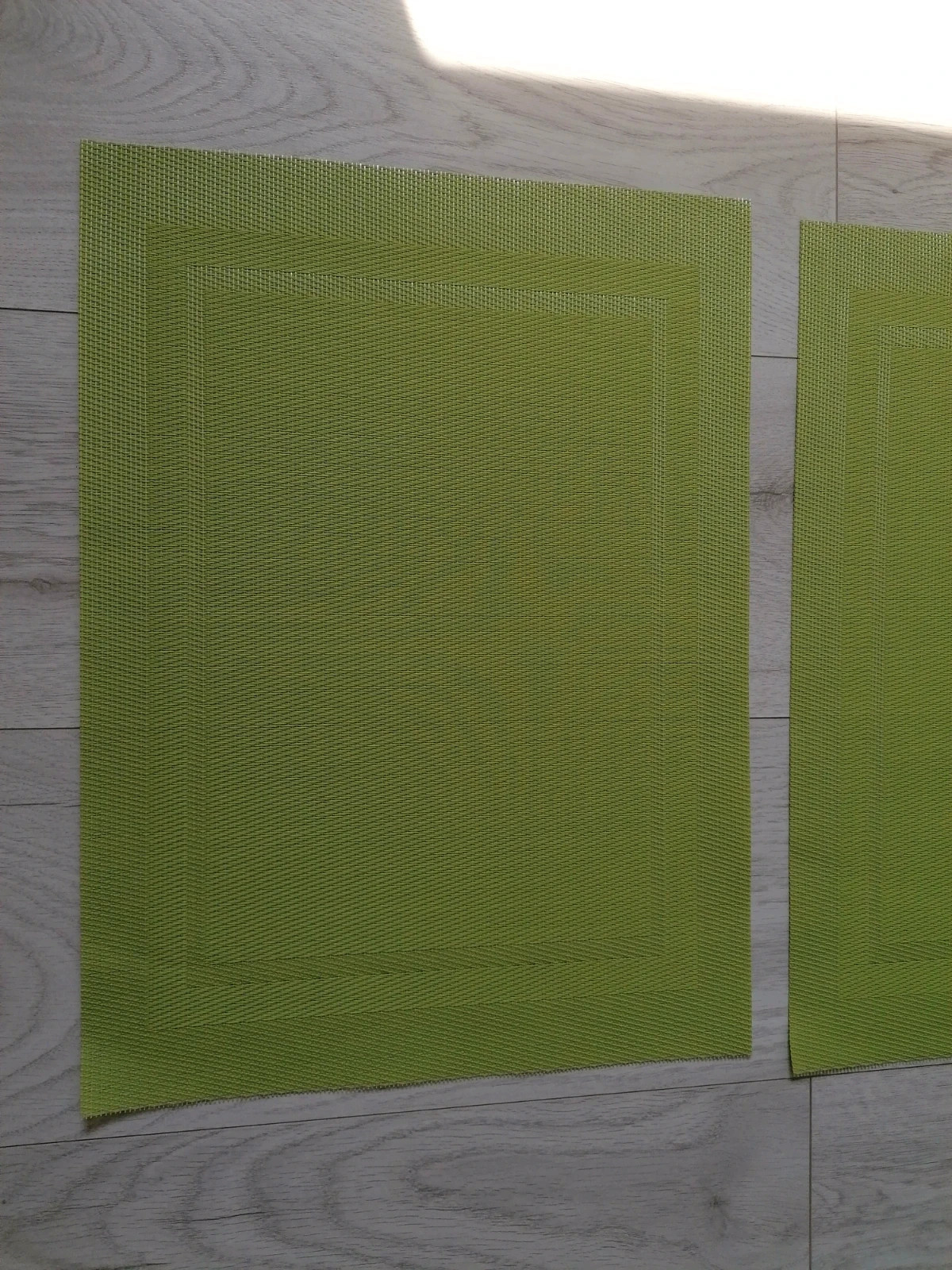Podkładki na stół prostokątne zielone