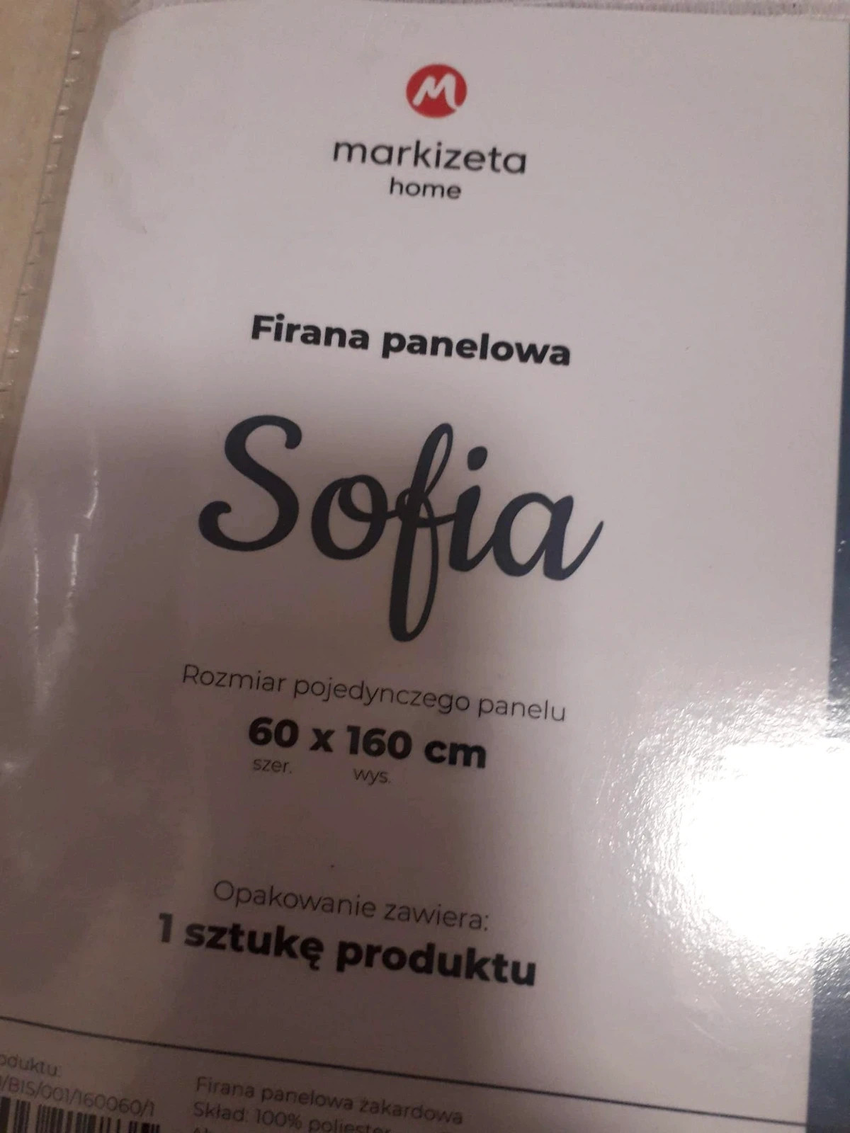 Firanka panelowa 3szt