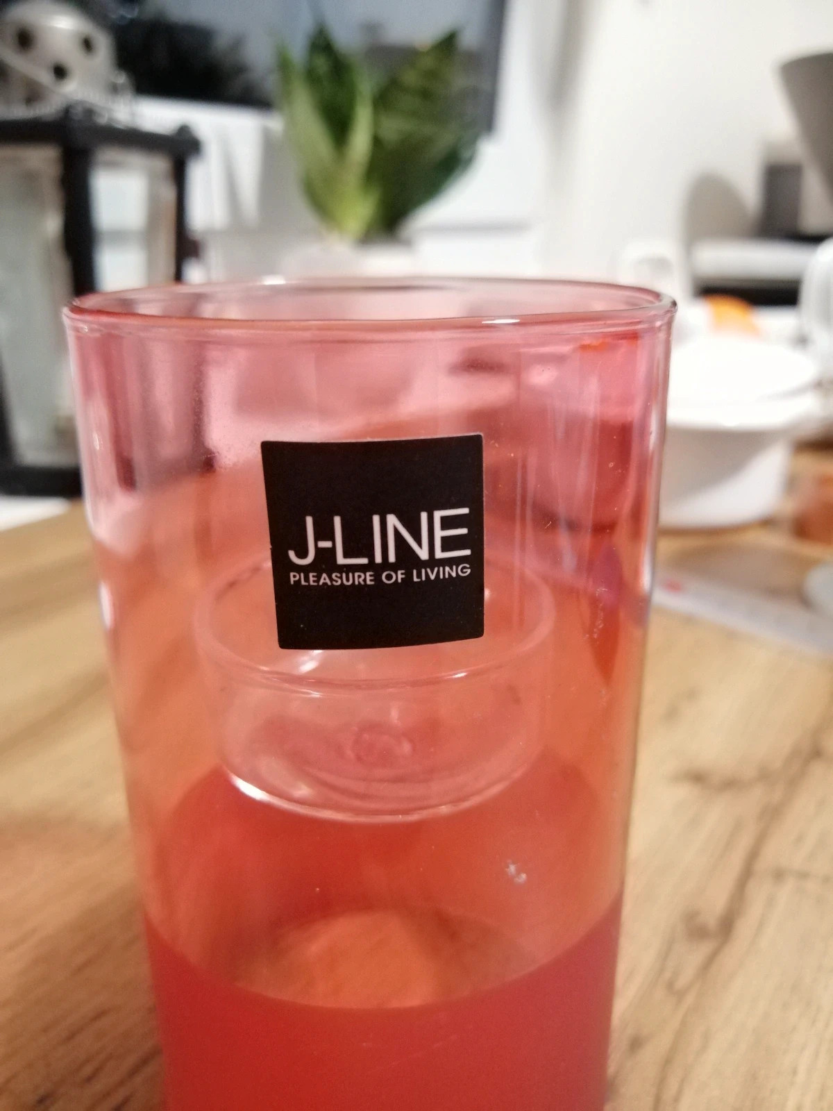 Świecznik szklany J-Line