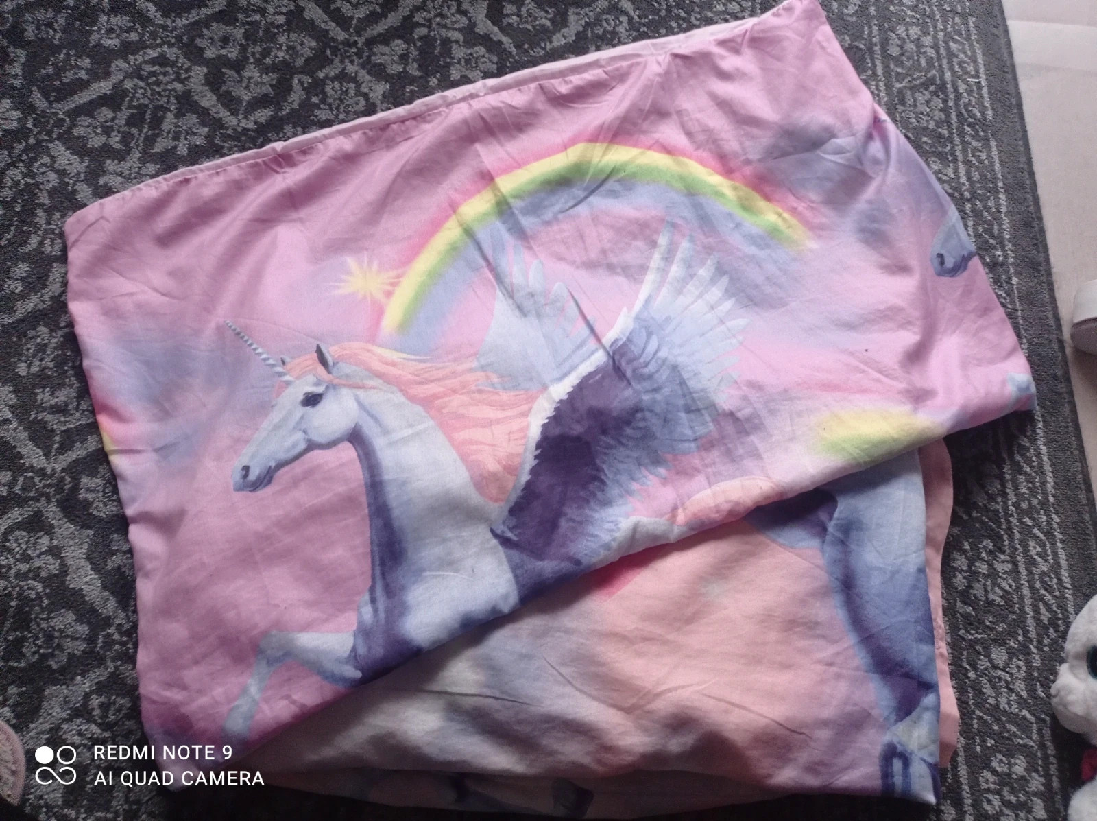 Pościel Unicorn stan idealny Założona 2 razy