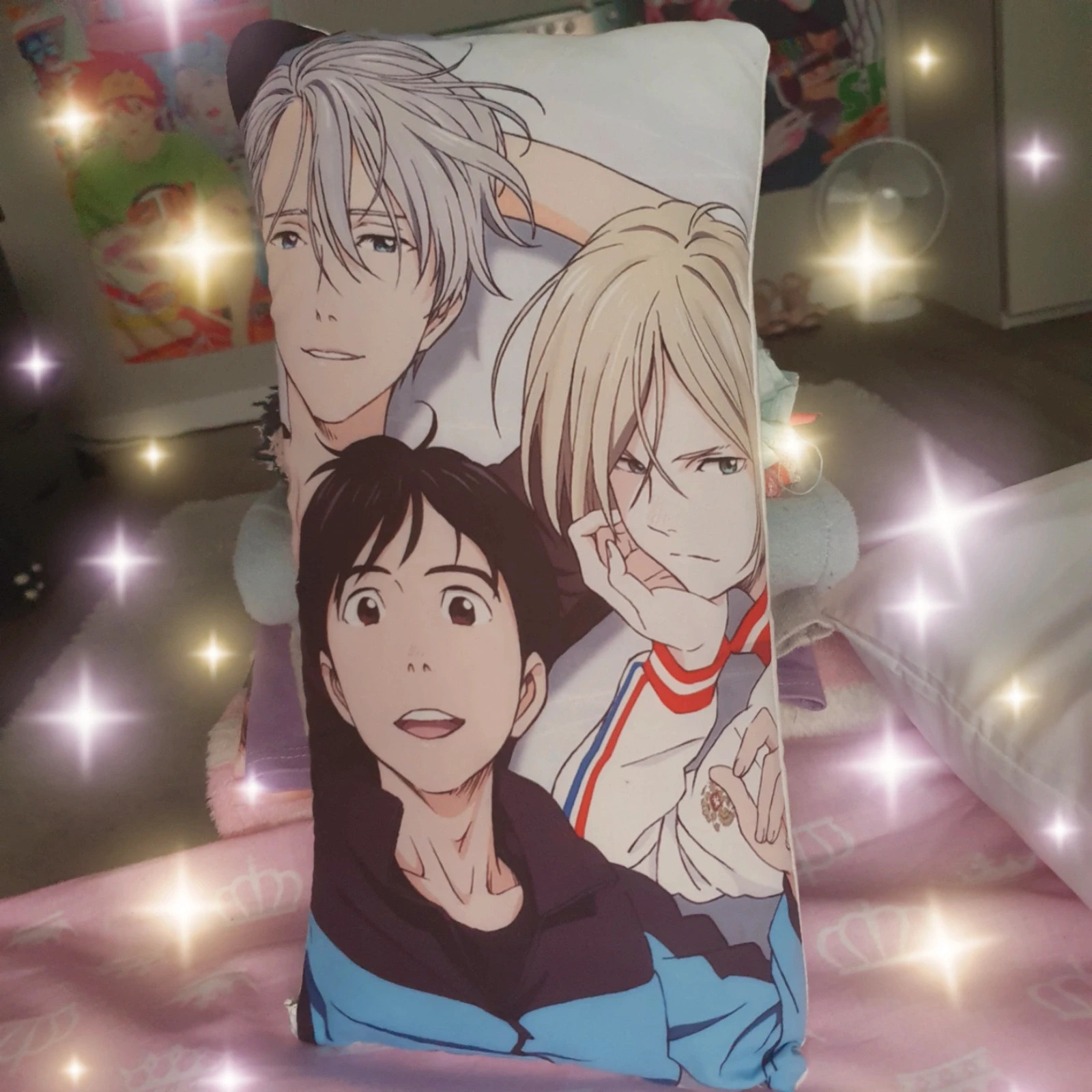 yuri on ice poduszka victor yuuri yurio victuuri body pillow mini