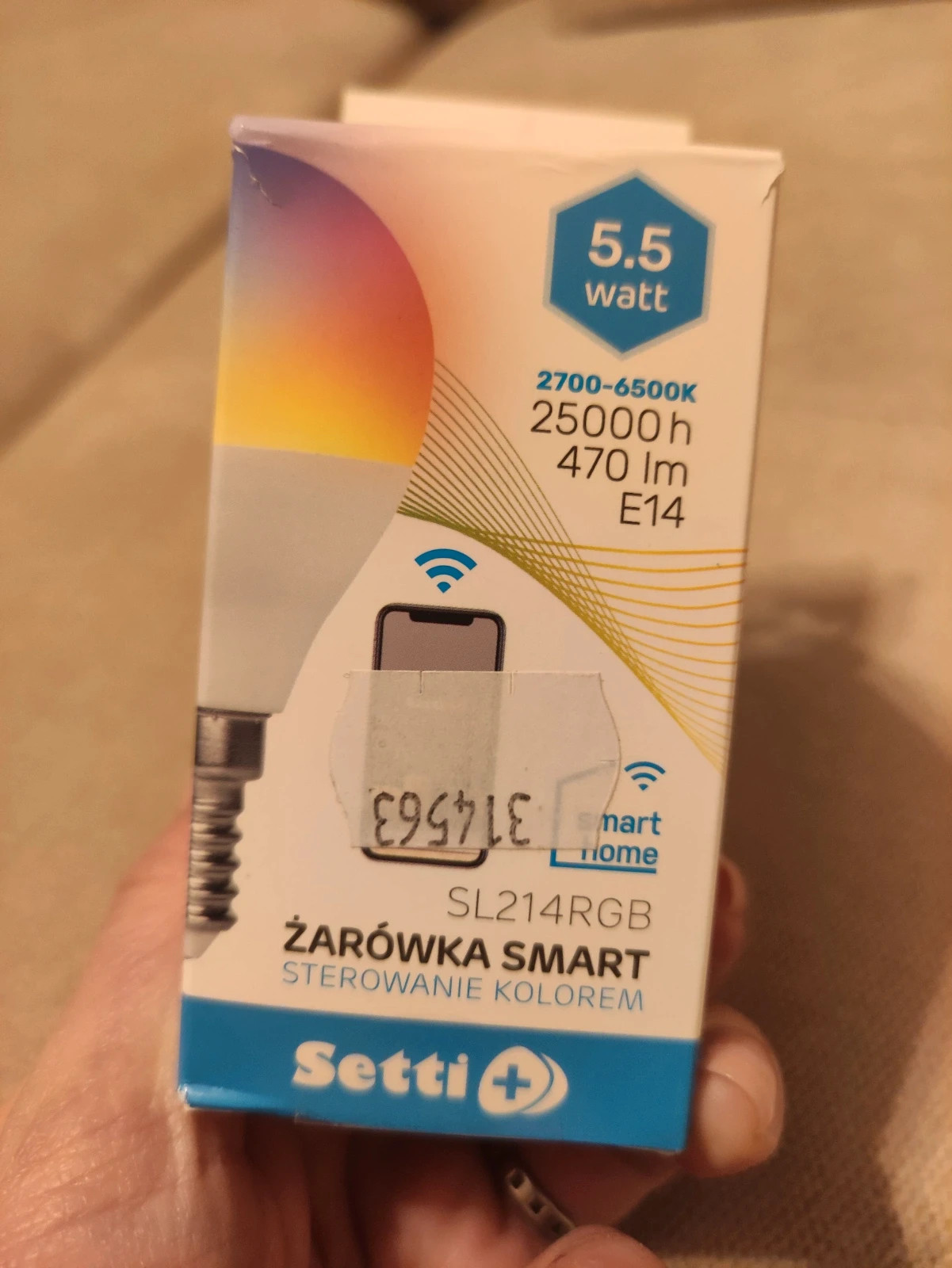 Żarówka Smart sterowanie kolorem