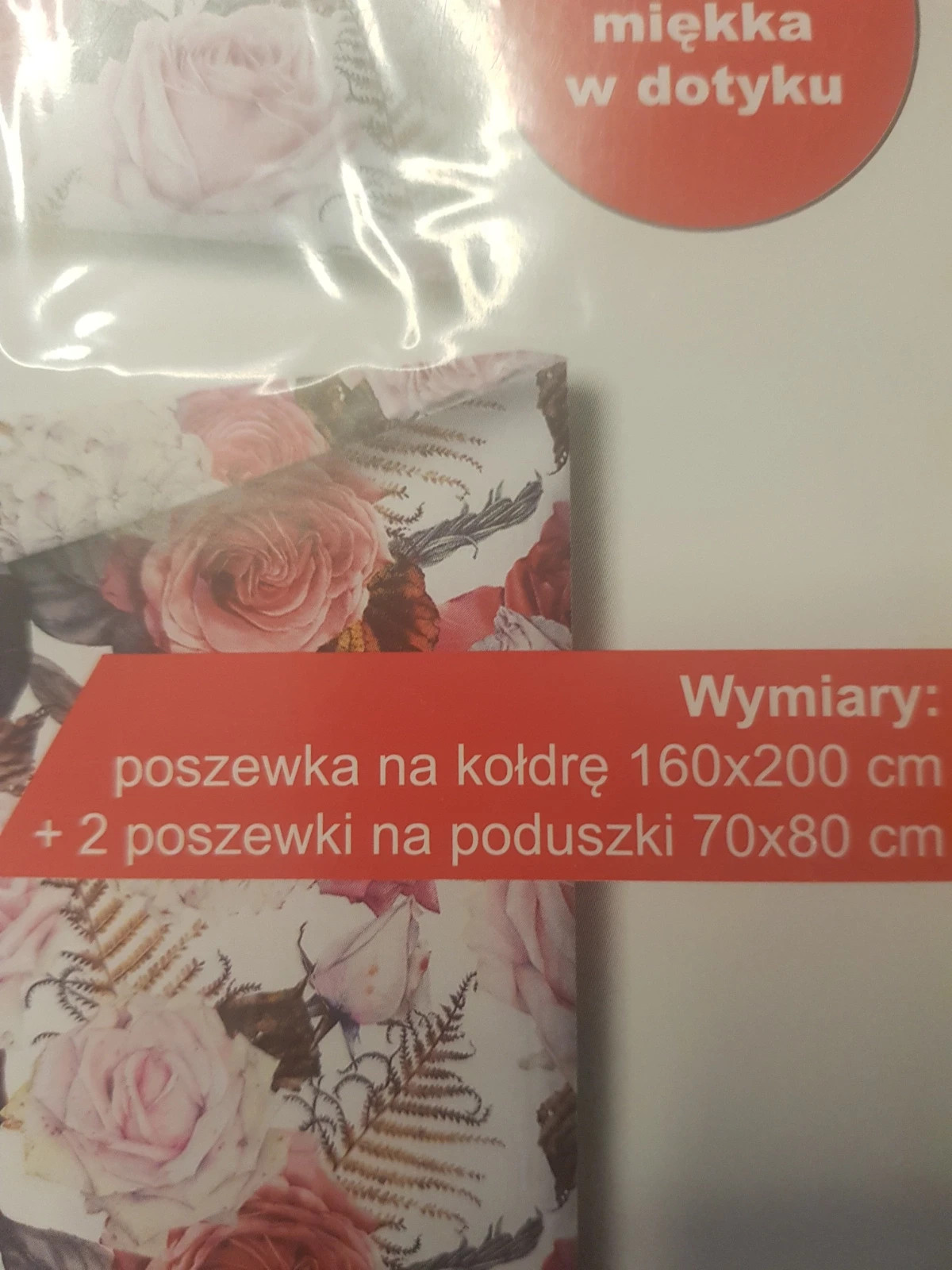 Zestaw pościeli w kwiaty