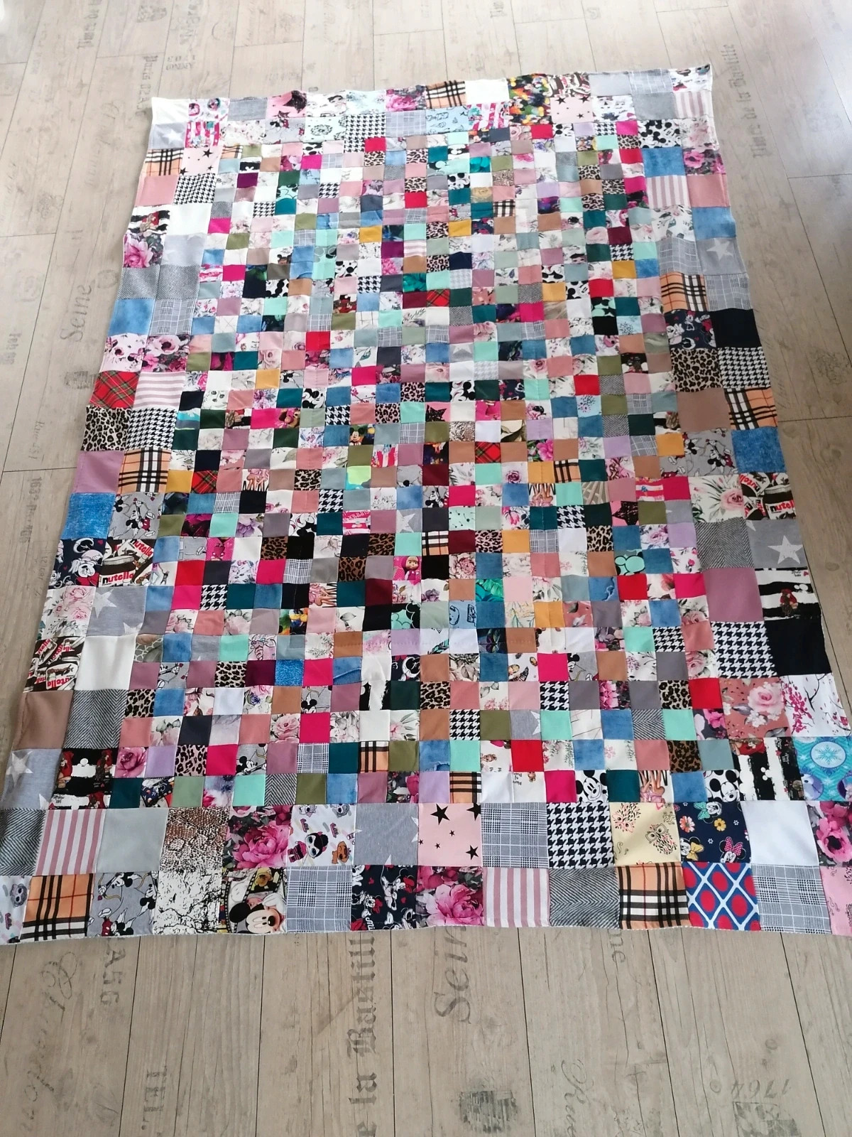 Narzuta patchwork kołderka