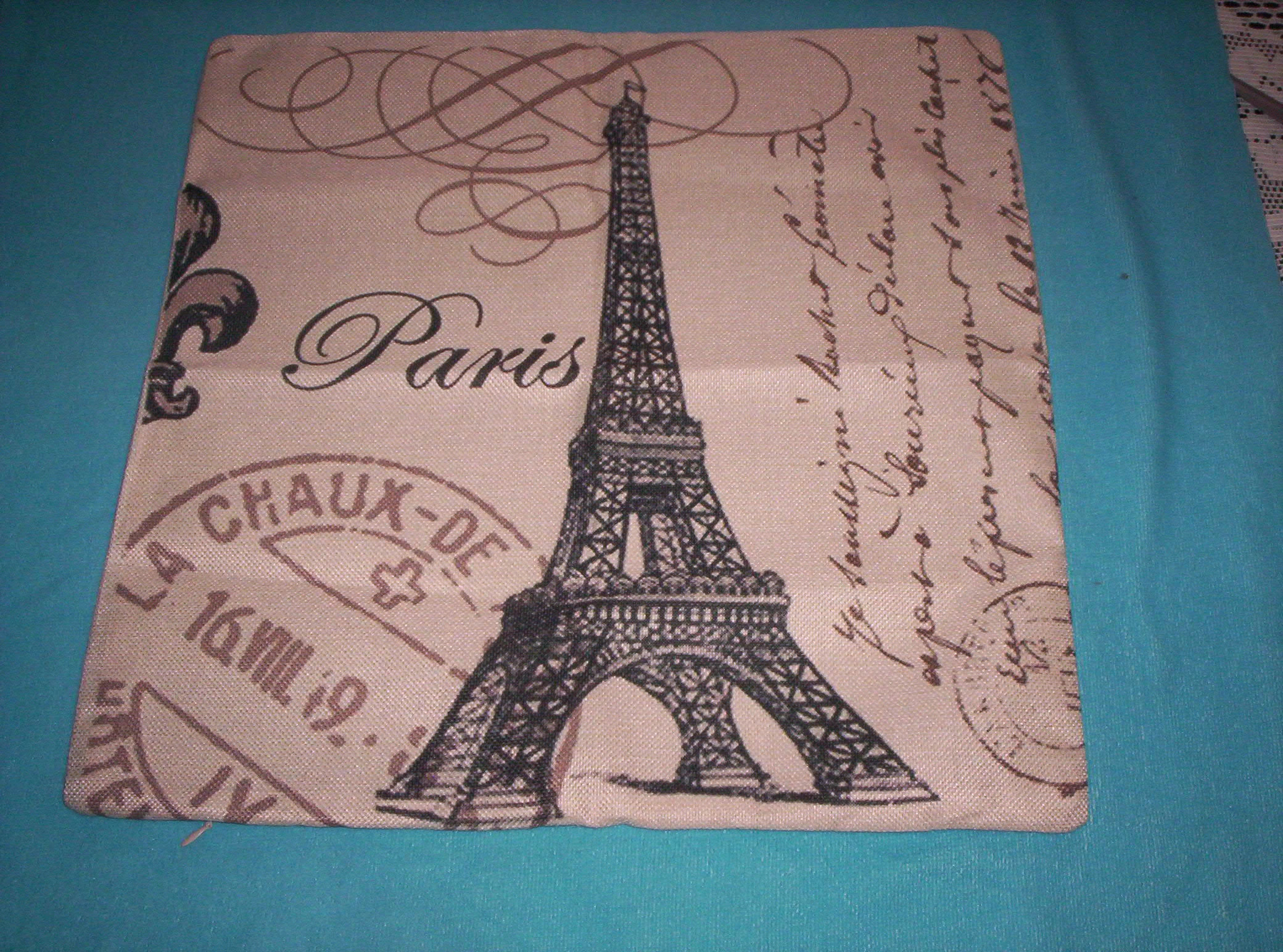 Wieża Eiffla Paryż poszewka powłoczka na poduszkę jaśka