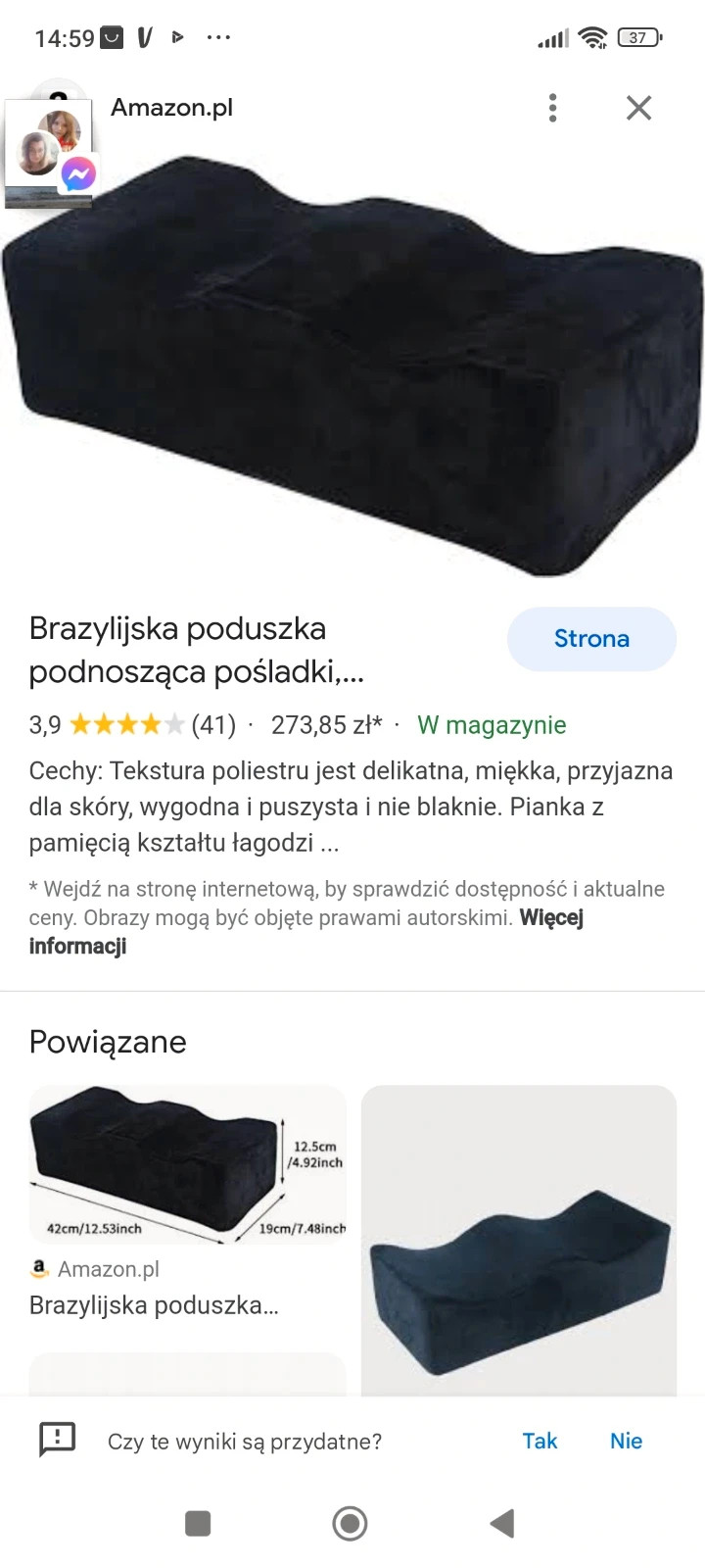 Poduszka pooperacyjna