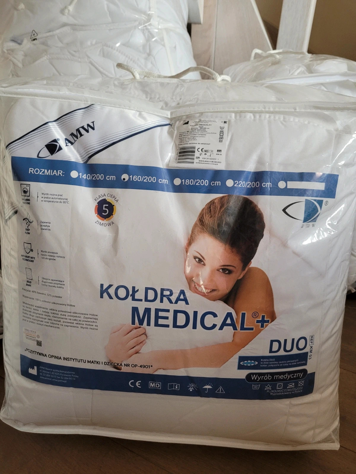 Kołdra medical duo 160x200