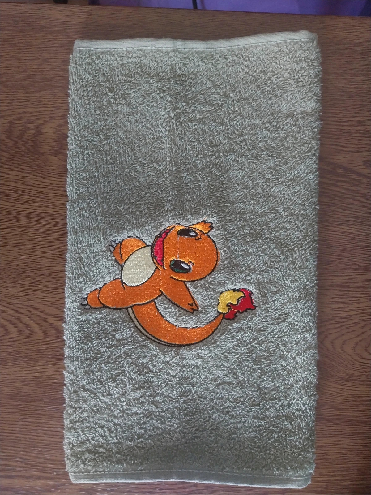 Ręcznik reczniczek do rąk pokemon charmander z imieniem