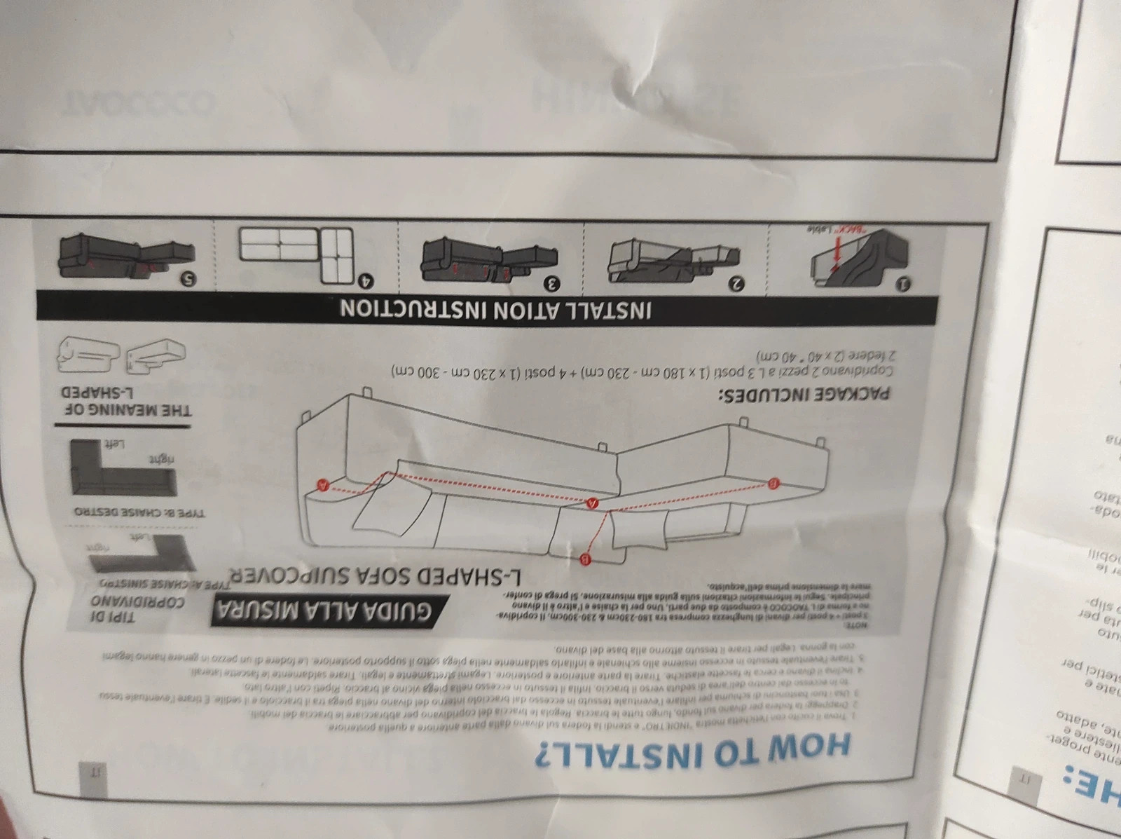 Nowy piękny elastyczny pokrowiec na narożnik XL kolor brzoskwiniowy Taococo nowy