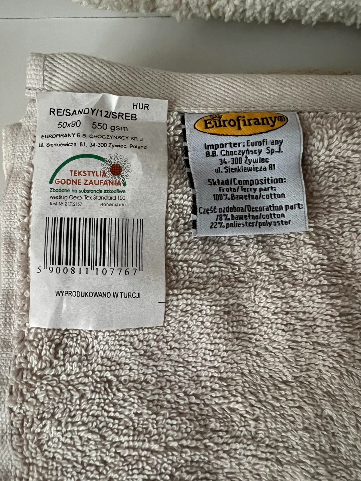 Ręcznik Eurofirany ręczniki bawełniane ręcznik ręcznik bawełniany bawełna ręcznik 50x90