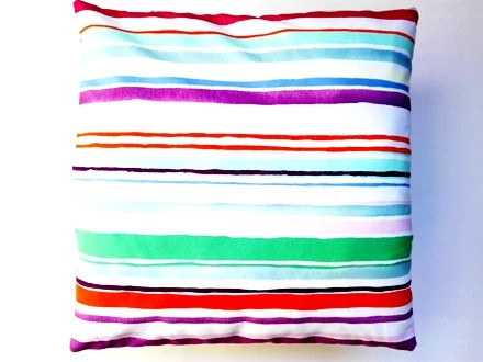 Poszewka na poduszkę 2 sztuki komplet Bawełna kolorowe paski