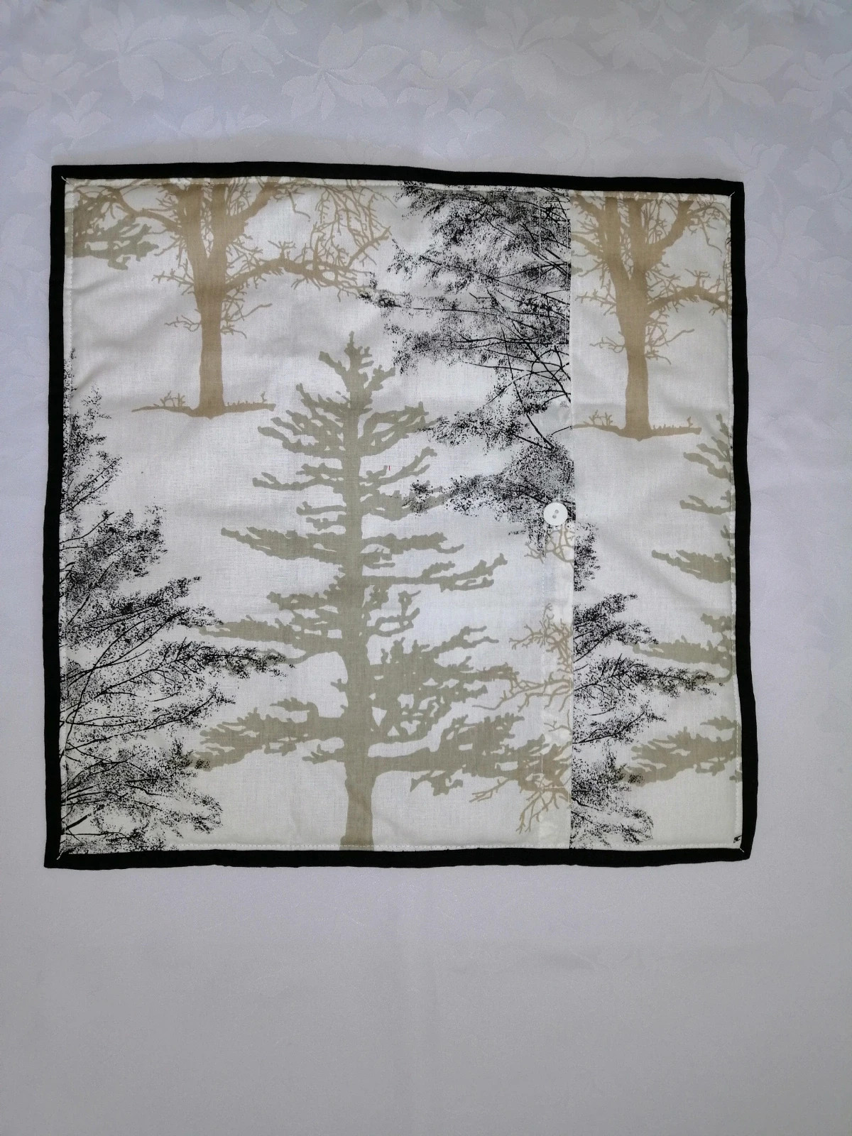 Poszewka jasiek patchwork drzewa handmade 41x41