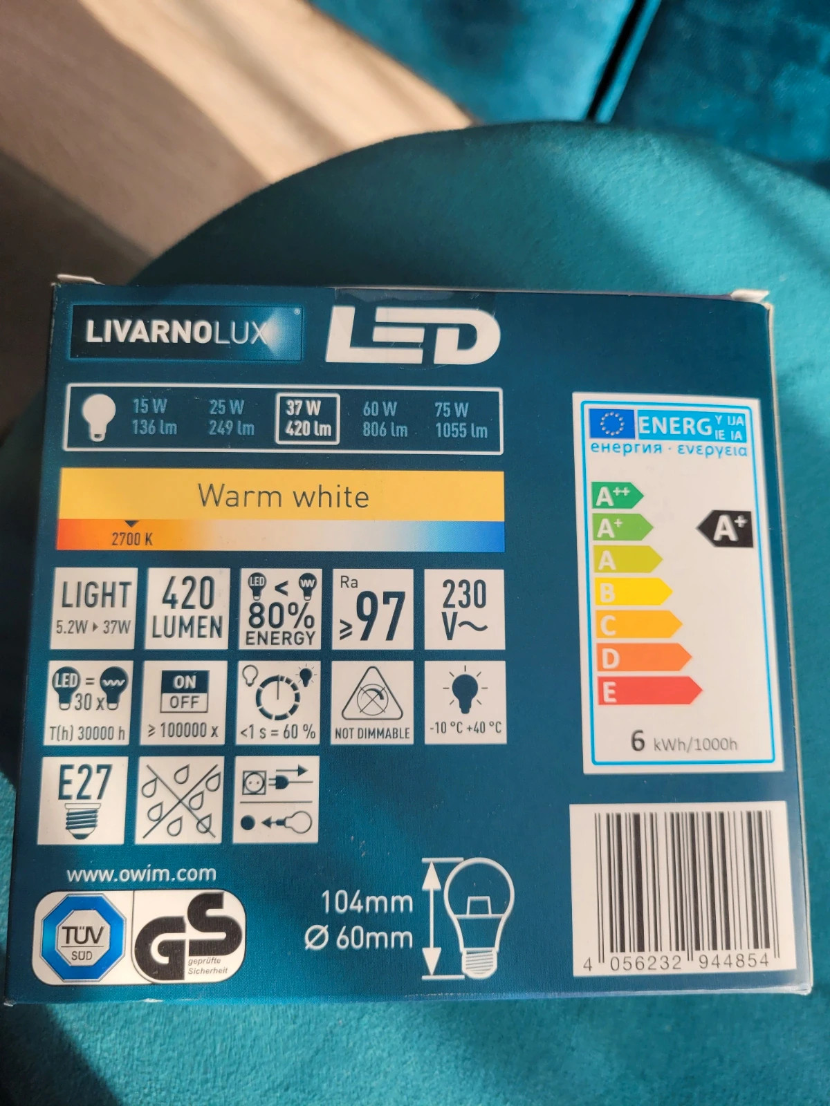 Żarówka led 420 37 w