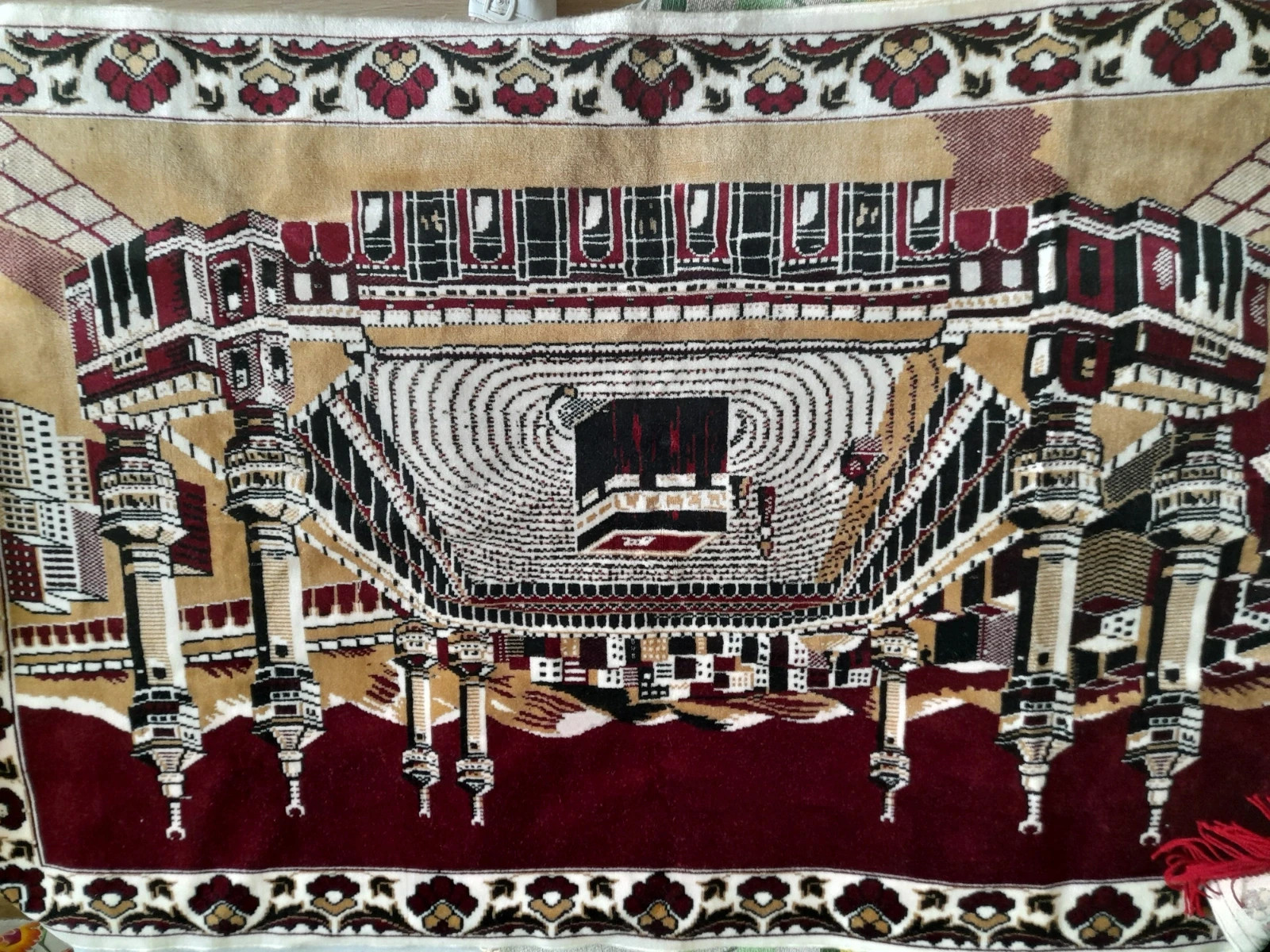 Mecca; aksamitny dywanik/kilim