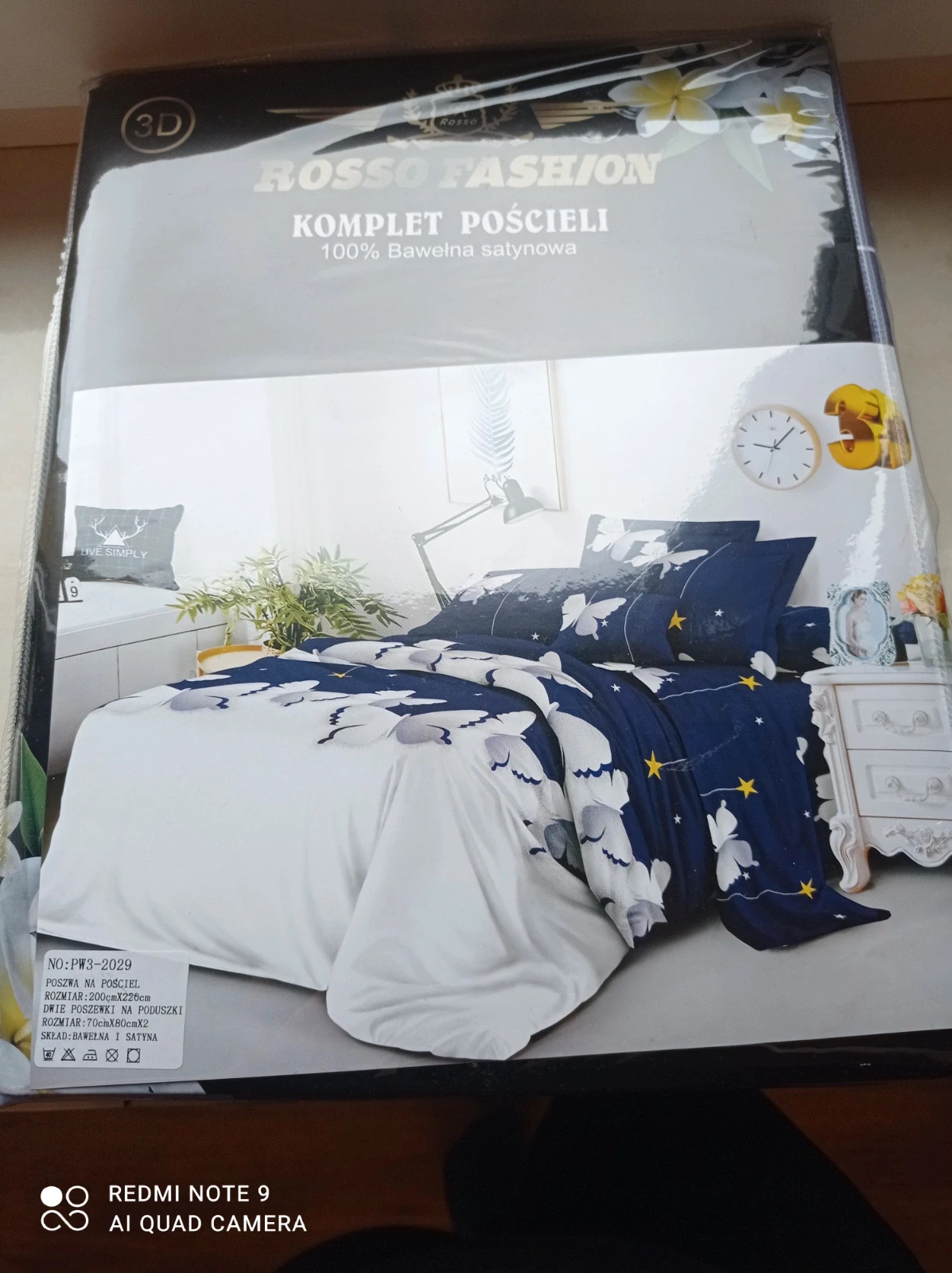 Nowy komplet pościeli 200x220