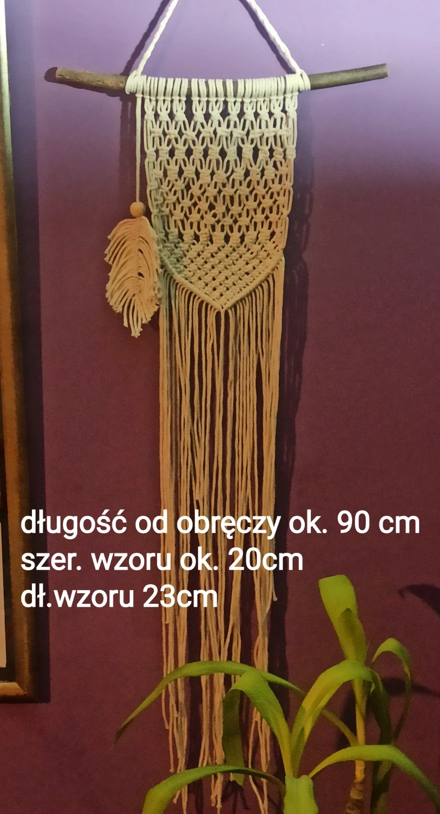 Makrama na Ścianę Handmade