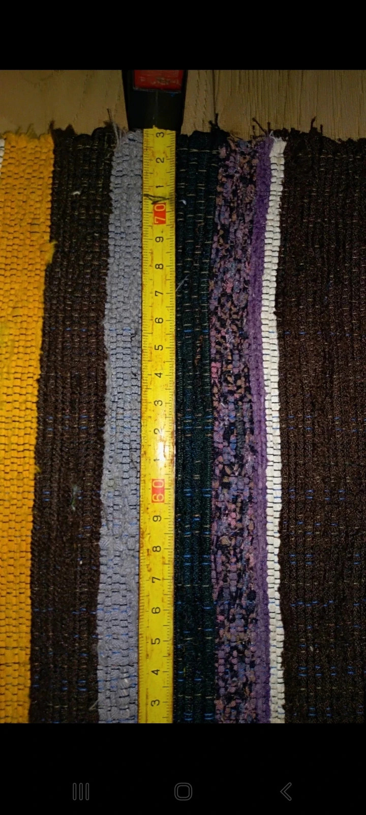 Piękny nowy chodnik dywan tkany na krosnach 73x354 cm