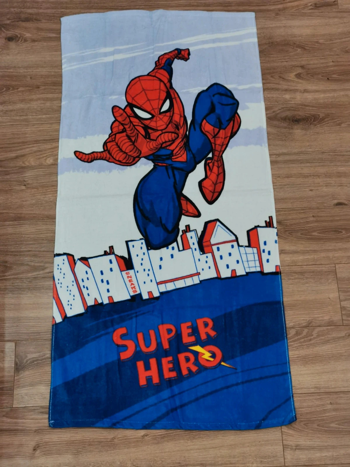 Ręcznik Spiderman kąpielowy plażowy bawełniany