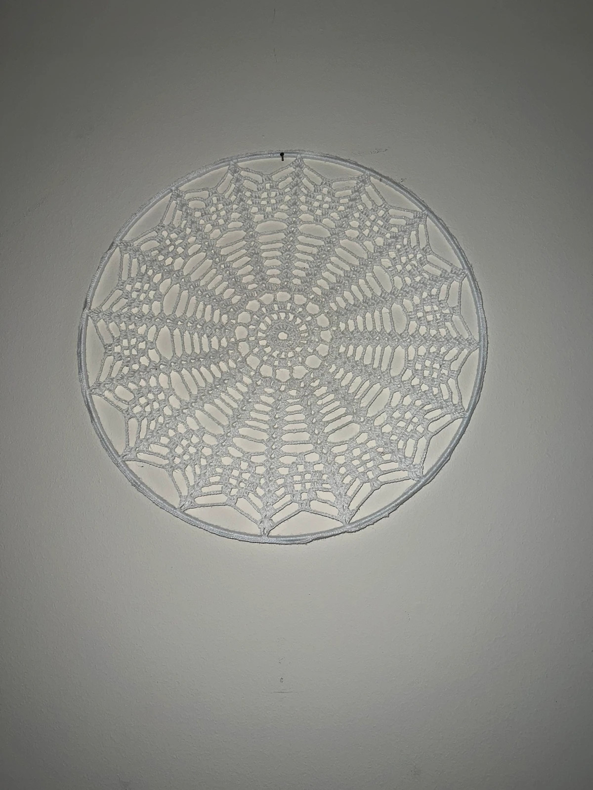 Łapacz snów mandala szydełko 30cm