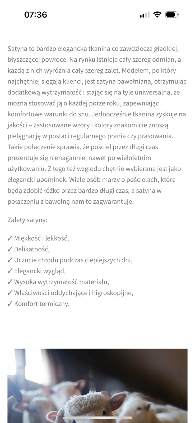 Komplet pościeli z merynosa Welmax