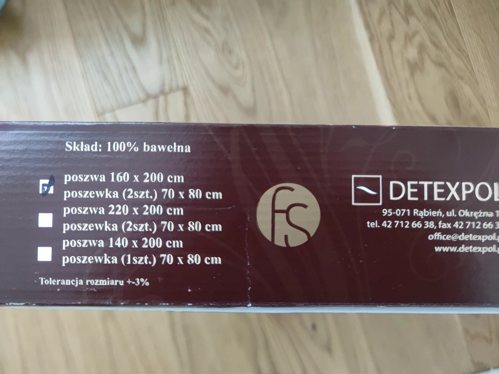 Komplet pościeli satynowej 100% bawełna Detexpol Fashion Satin