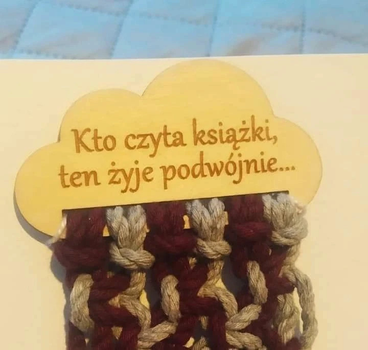 Zakładka do książki makrama nowa