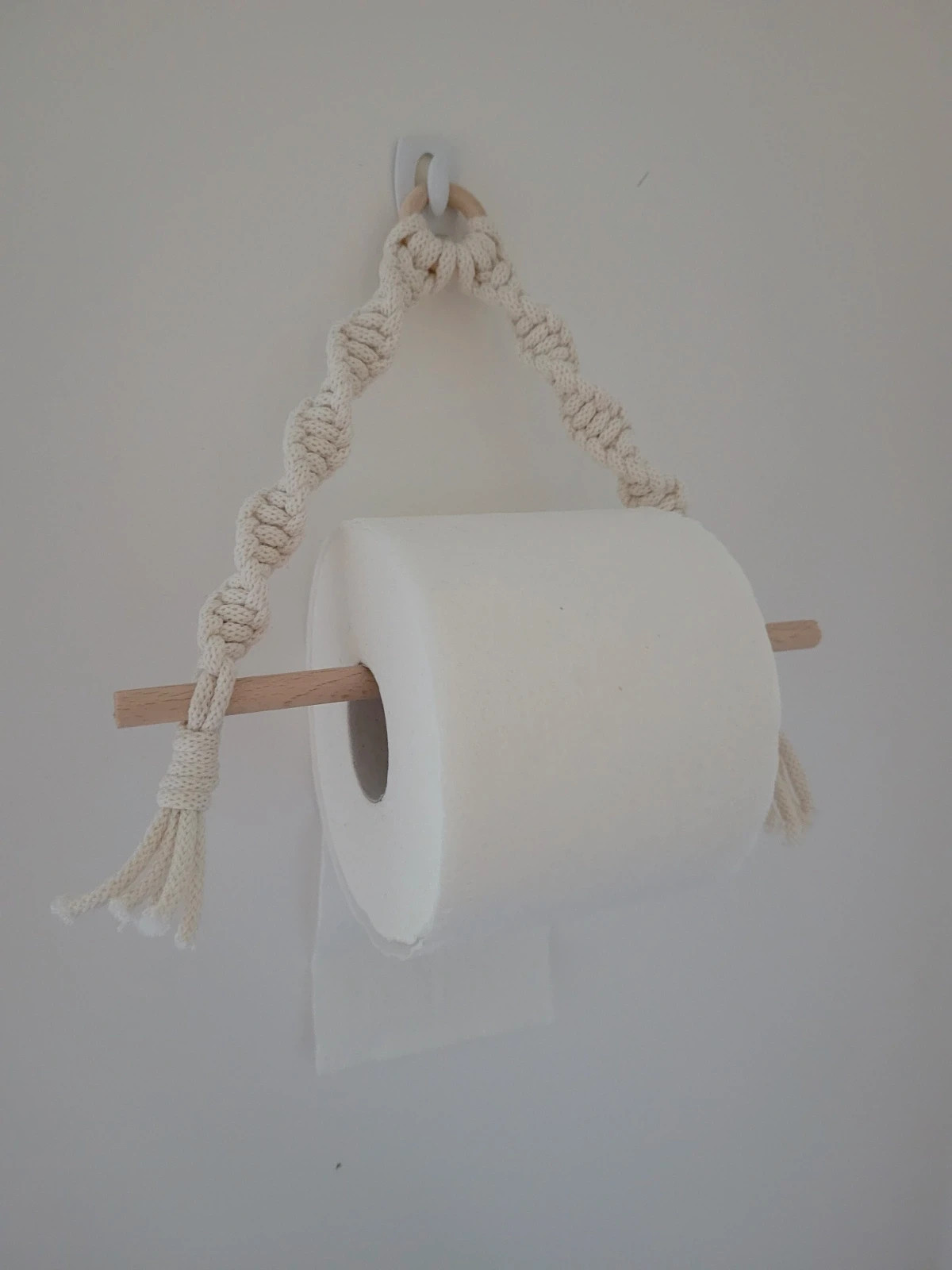 Zestaw makramowy na papier toaletowy