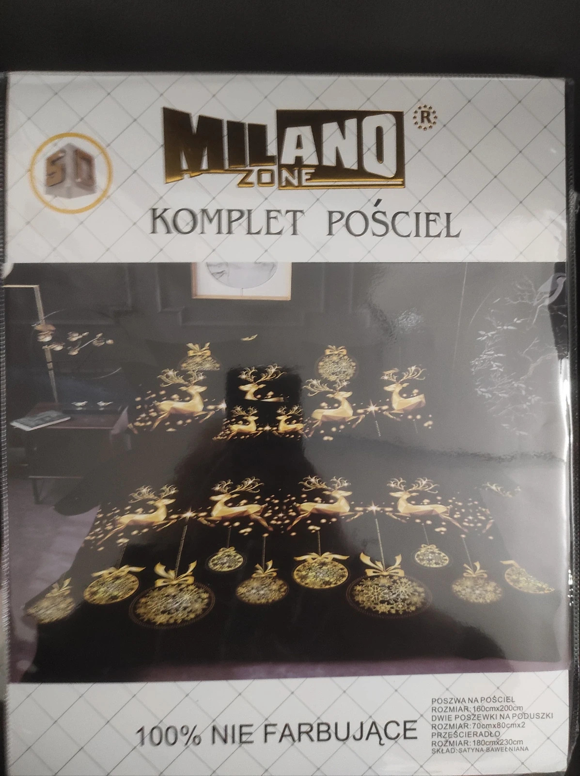 2 komplety pościeli świątecznej