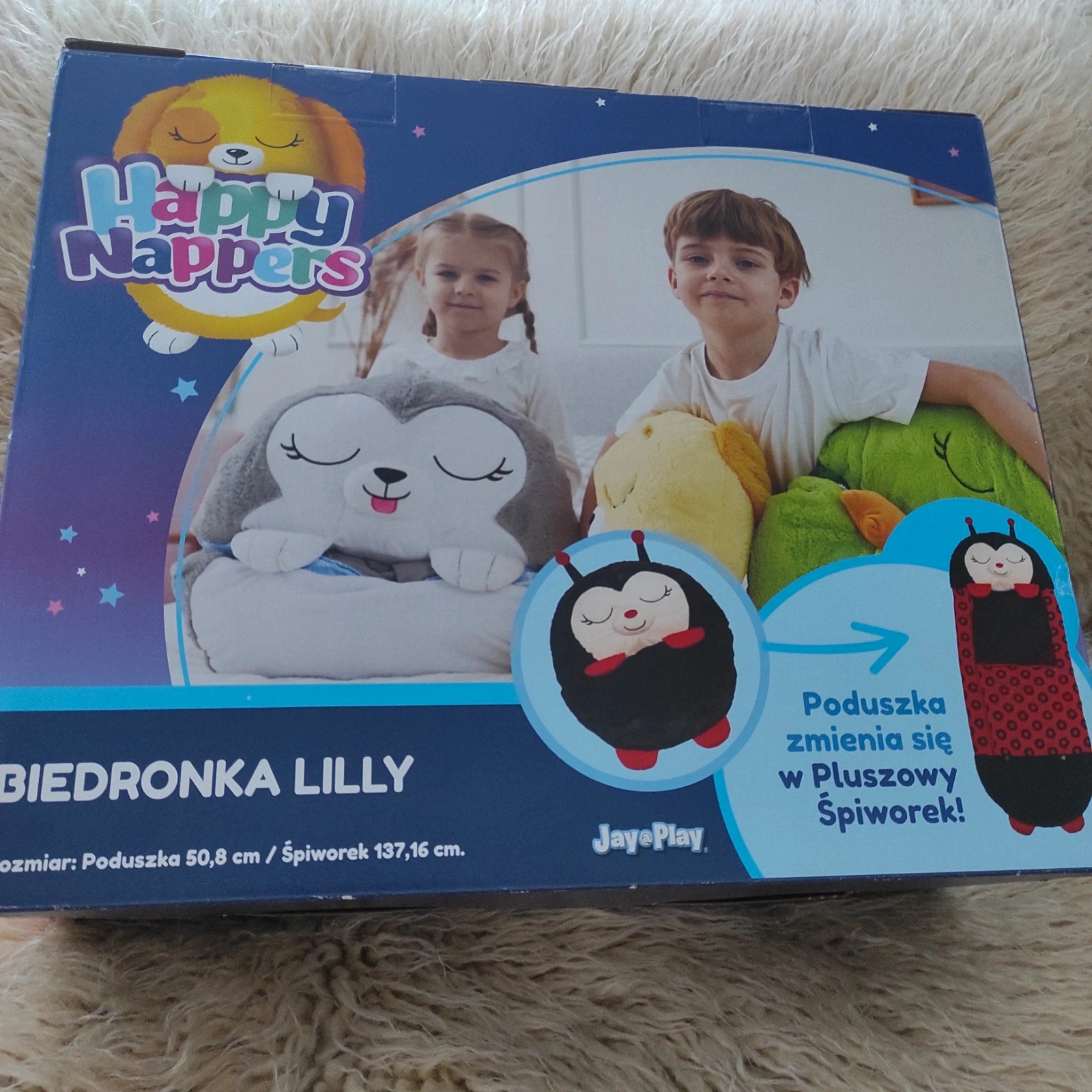 Poduszka śpiworek biedronka 🐞