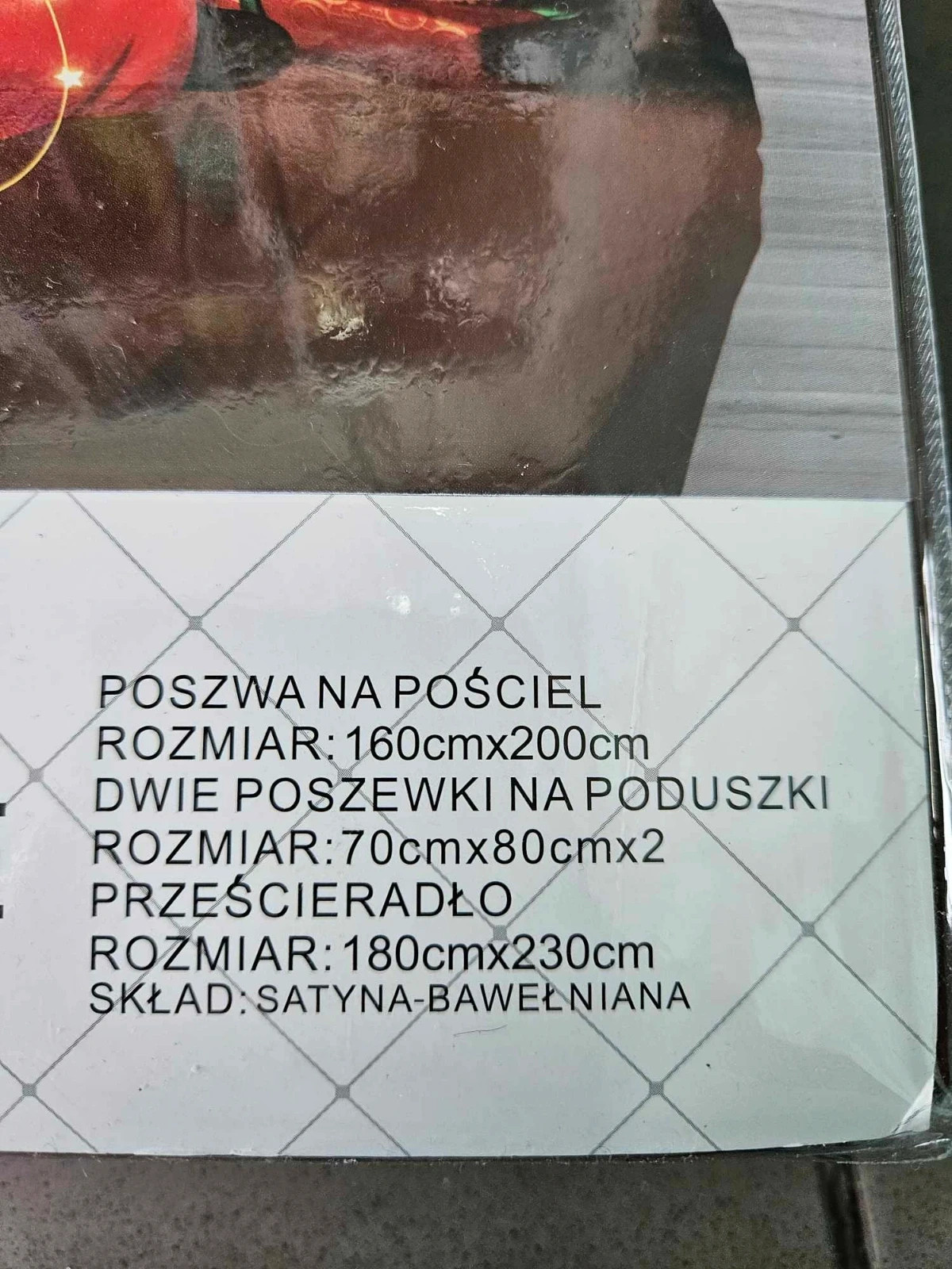 Komplet pościeli świątecznej